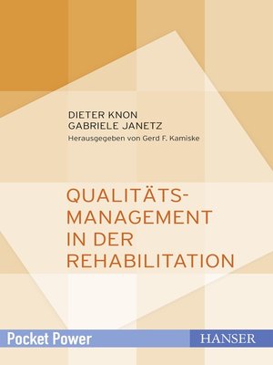 cover image of Qualitätsmanagement in der Rehabilitation